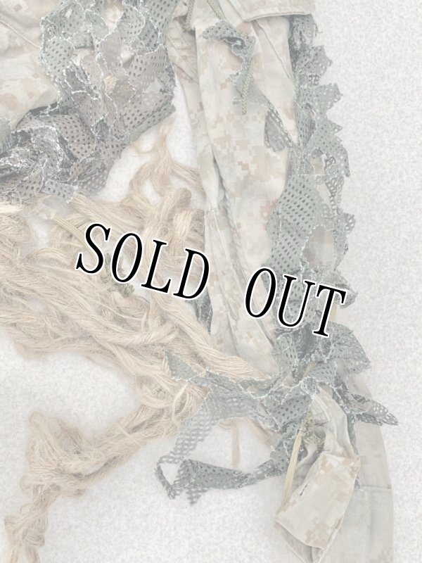 画像6: 米海兵隊実物放出品 狙撃手 ソルジャーメイド  スナイパー  ギリージャケット (6)