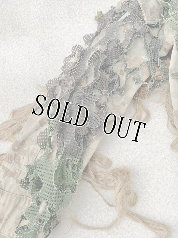 画像5: 米海兵隊実物放出品 狙撃手 ソルジャーメイド  スナイパー  ギリージャケット (5)