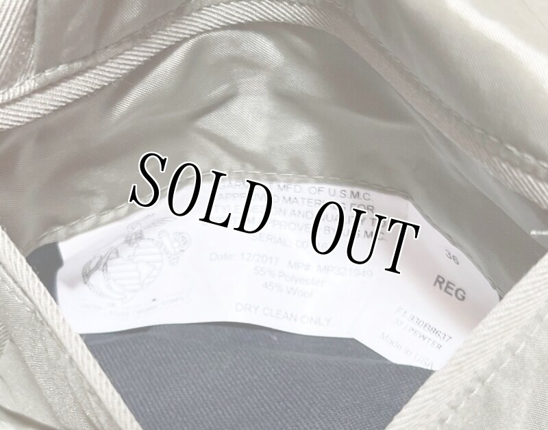 画像6: 海兵隊実物 JAKET MANS INTERMEDIATE WEIGHT USMC PEWTER 36R (6)