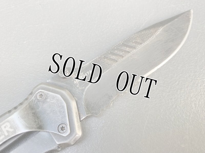 画像4: 米軍放出品 GERBER 折りたたみナイフ 半波刃 スワッガー (4)