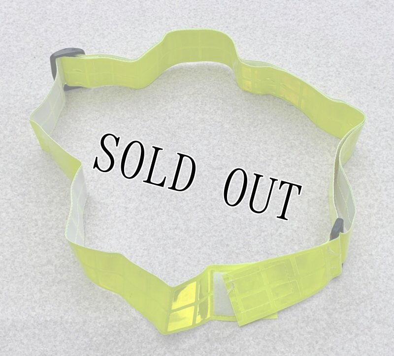 画像4: 米軍放出品  ジョガライト高強度反射 リフレクション ベルト　イエロー (4)