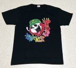 画像1: リトルパンダ Little panda　オリジナル　シーサーパンダTシャツ　BLACK (1)