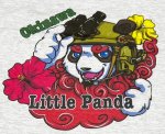 画像2: リトルパンダ Little panda　オリジナル　ヘルメットシーサーパンダTシャツ　カラー (2)