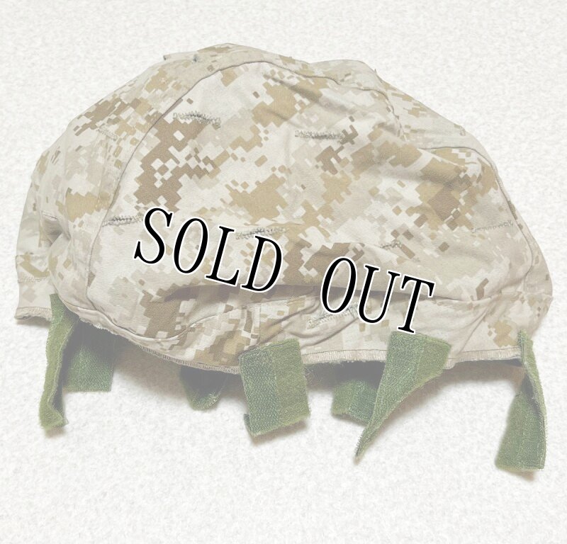 画像3: 希少‼︎米軍海兵隊実物 USMC  LWH ライトウェイトヘルメット　 ウッドランドマーパット・デザート　リバーシブルヘルメットカバー (3)
