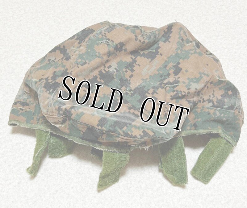 画像4: 希少‼︎米軍海兵隊実物 USMC  LWH ライトウェイトヘルメット　 ウッドランドマーパット・デザート　リバーシブルヘルメットカバー (4)