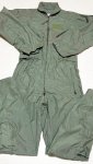 画像1: 米軍実物 COVERALLS,FLYER'S SUMMER,FIRE-RESISTANT　フライトスーツ　38LONG (1)