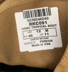 画像10: 新型!!米海兵隊実物 Rocky USMC Tropical Boot 12 M (10)