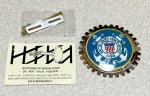 画像1: 米軍放出品 U,S,COAST GUARD　カーエンブレム/グリルバッジ (1)