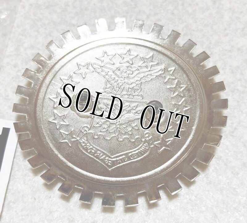 画像2: 米軍放出品 U.S.AIR FORCE カーエンブレム/グリルバッジ (2)