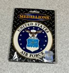 画像1: 米軍放出品 U.S.AIR FORCE MEDALLIONS　壁掛け　エンブレム/バッジ (1)