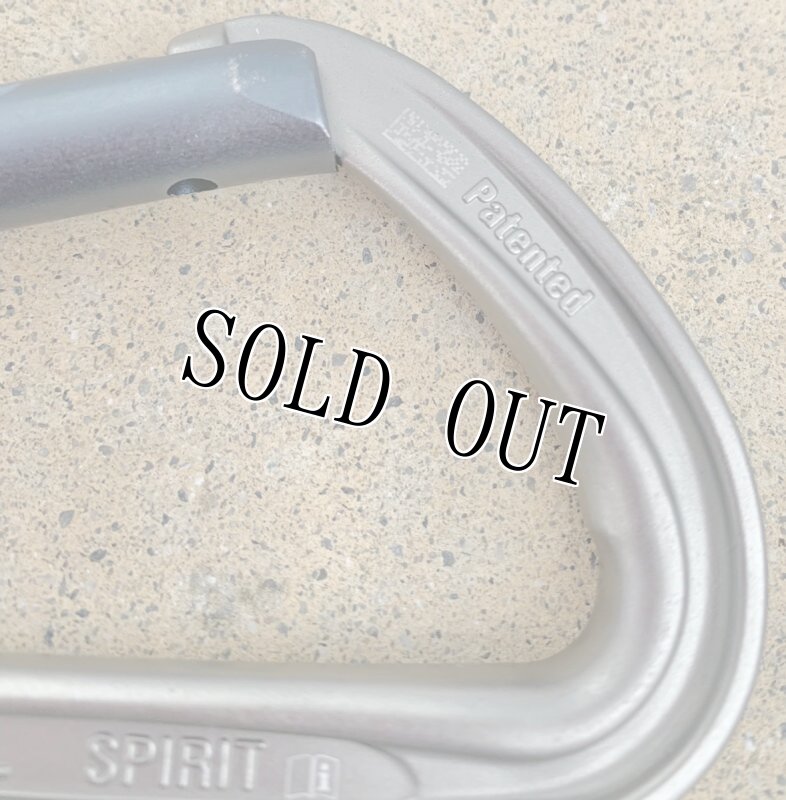 画像4: 米軍実物 PETZL ペツル スピリット ストレート (カラビナ) (4)