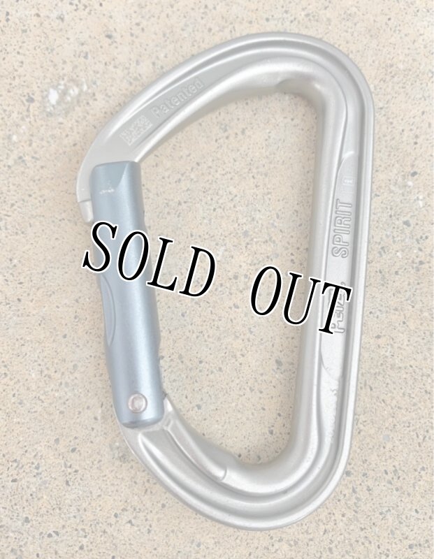 画像2: 米軍実物 PETZL ペツル スピリット ストレート (カラビナ) (2)