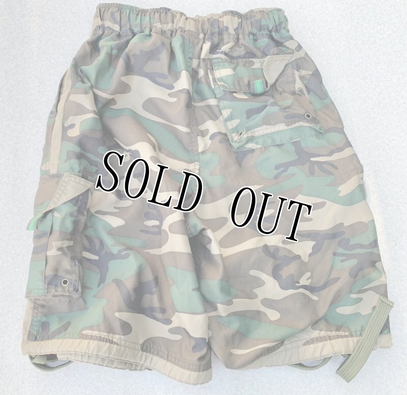 画像2: 米軍放出品 USMC ROTHCO ロスコ ミリタリー スイム パンツ ウッドランド (2)