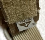 画像3: 米軍放出品 U,S,A　CONDOR COBRAバックル　ベルト　TAN (3)