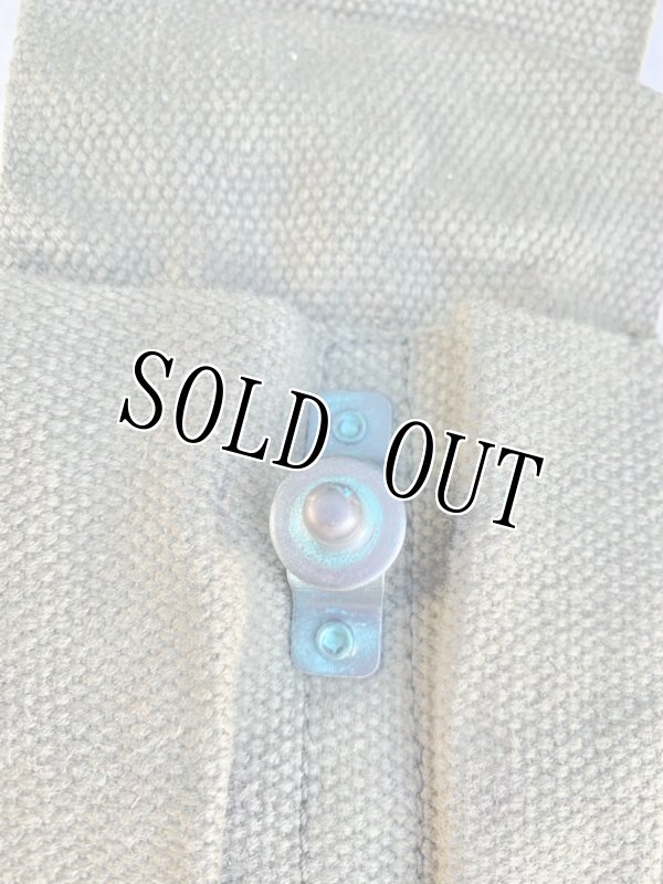 画像6: 米軍実物 M-56装備 M1911 コットンマ ガジン ポーチ　OD (6)