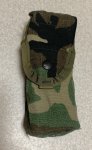 画像2: 米軍実物 ダブルマ ガジンポーチ MOLLE II M4/M16 ウッドランド (2)