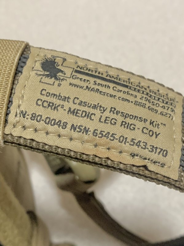 画像7: 米軍放出品 NORTH AMERICAN RESCUE メディカル レッグポーチ (7)