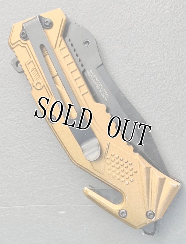 画像8: 米軍放出品 USMC フォールディング レスキュー ナイフ  (8)