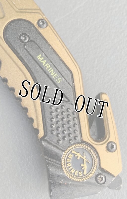 画像9: 米軍放出品 USMC フォールディング レスキュー ナイフ  (9)