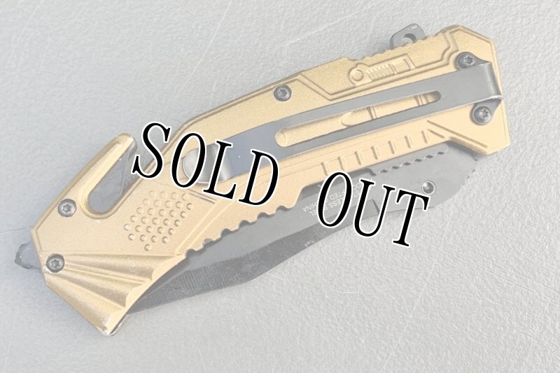 画像5: 米軍放出品 USMC フォールディング レスキュー ナイフ  (5)