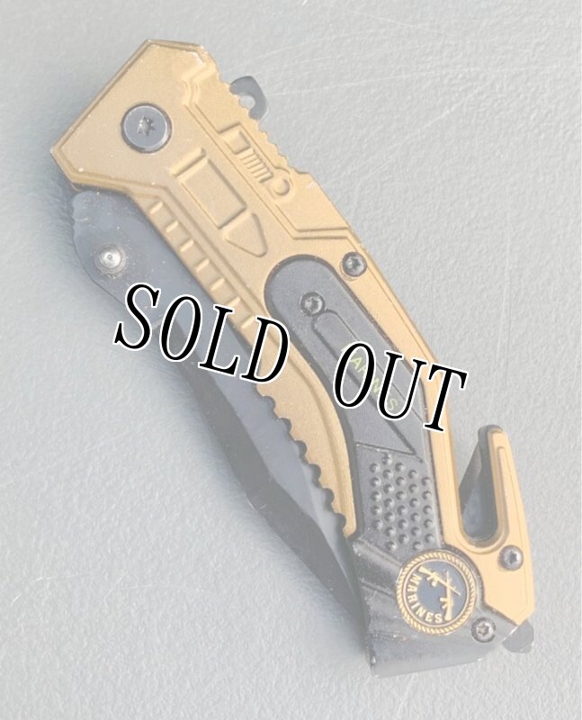 画像7: 米軍放出品 USMC フォールディング レスキュー ナイフ  (7)