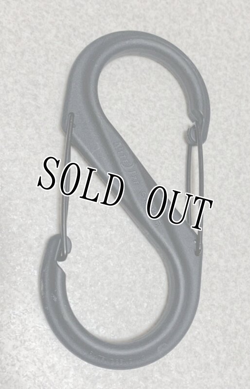 画像2: 米軍放出品 NITEIZE(ナイトアイズ) エスビナープラスチック #8 ブラック 廃盤品 (2)