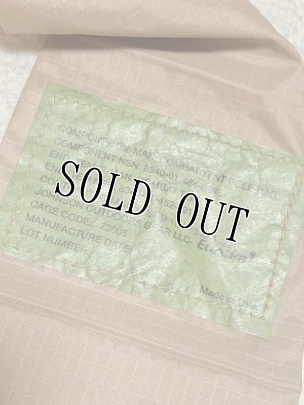 画像4: 米軍実物 USMC EUREKA コンバットテント テントポール 収納バッグ (4)