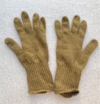 画像2: 米軍実物 GLOVE INSERT CW LIGHTWEIGHT　軍手　コヨーテ　M (2)