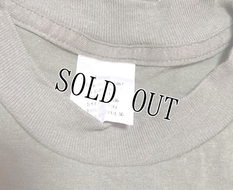 画像2: 米軍実物　UNDERSHIRT OD Crew Neck　3P　LARGE (2)