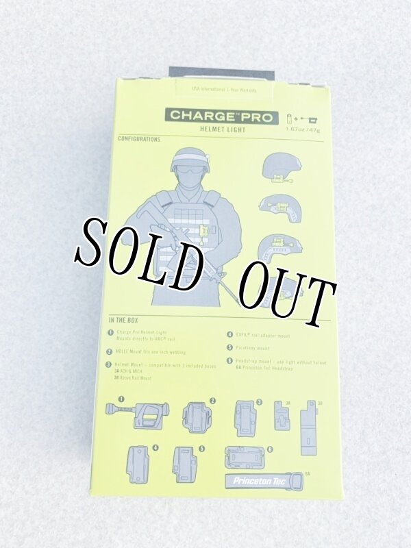 画像13: 米軍放出品 PRINCETON CHARGE PRO  ヘルメットライト (13)