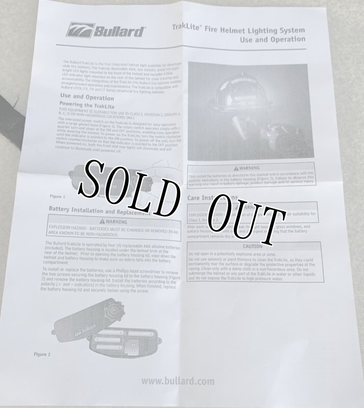 画像16: 米海軍実物 Bullard U.S.NAVY ファイヤーマン 消防士 ヘルメット LEDライト  (16)