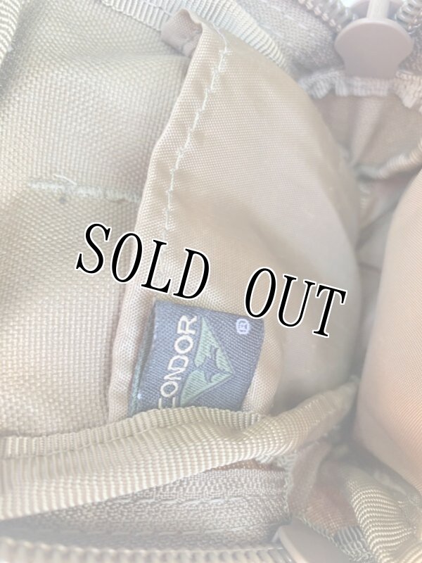 画像6: 米軍放出品 CONDOR ガジェット ポーチ コヨーテ  (6)