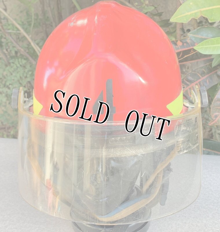 画像3: 米海軍実物 Bullard U.S.NAVY ファイヤーマン 消防士 ヘルメット LEDライト  (3)