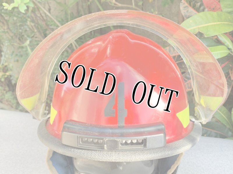 画像8: 米海軍実物 Bullard U.S.NAVY ファイヤーマン 消防士 ヘルメット LEDライト  (8)