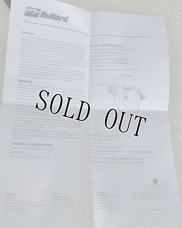 画像15: 米海軍実物 Bullard U.S.NAVY ファイヤーマン 消防士 ヘルメット LEDライト  (15)