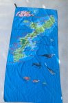 画像1: 米軍放出品 Micro Fiber Okinawa Towel 15" x 30" Franko Maps (1)