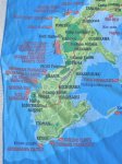 画像2: 米軍放出品 Micro Fiber Okinawa Towel 15" x 30" Franko Maps (2)