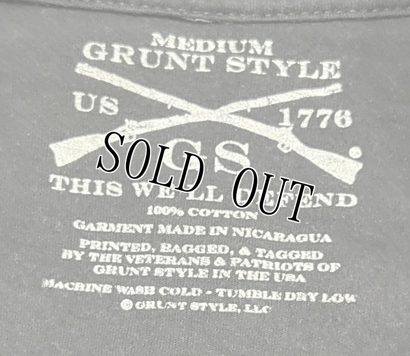 画像7: 米軍放出品　GRUNT STYLE　 Tシャツ　MEDIUM (7)
