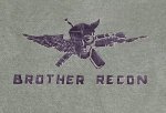 画像2: 米軍実物　RECON　Tシャツ　LARGE (2)