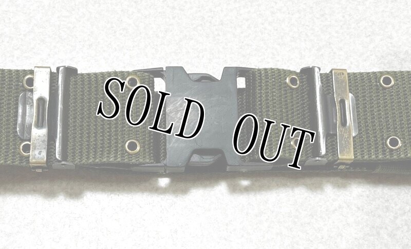 画像4: 米軍実物　OD ナイロン・ピストルベルト　LARGE (4)