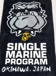 画像2: 米軍放出品 USMC SINGLE MARINE PROGRAM　OKINAWA JAPAN　フェイスタオル (2)