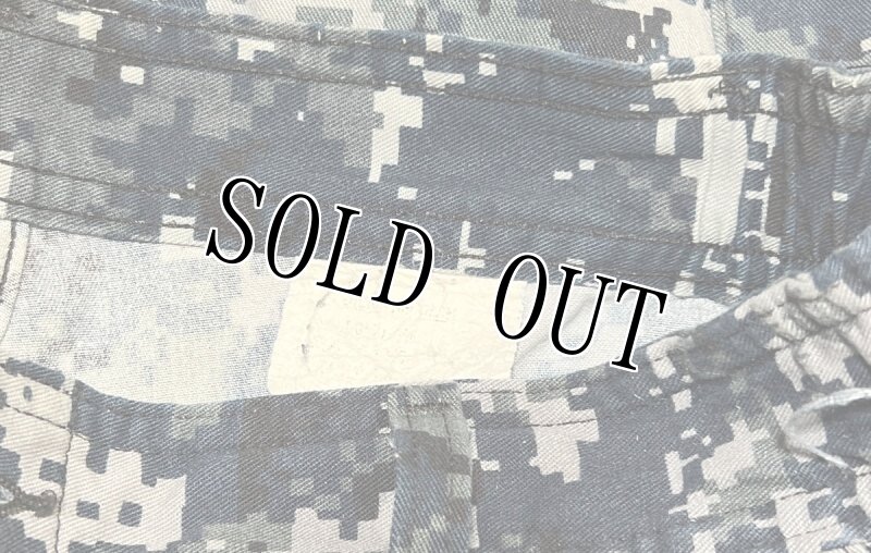 画像4: 米海軍実物 US NAVY, 迷彩ハーフパンツ  MEDIUM (4)