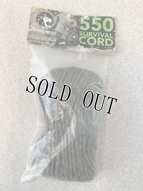 画像2: 米軍放出品 BRIGADE QM 550 SURVIVAL CORD 100フィート マルチカム RAP195  (2)