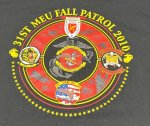 画像2: 米軍放出品,US MARINES　31ST　MEU FALL PATROL 2010 　T シャツ　X LARGE (2)