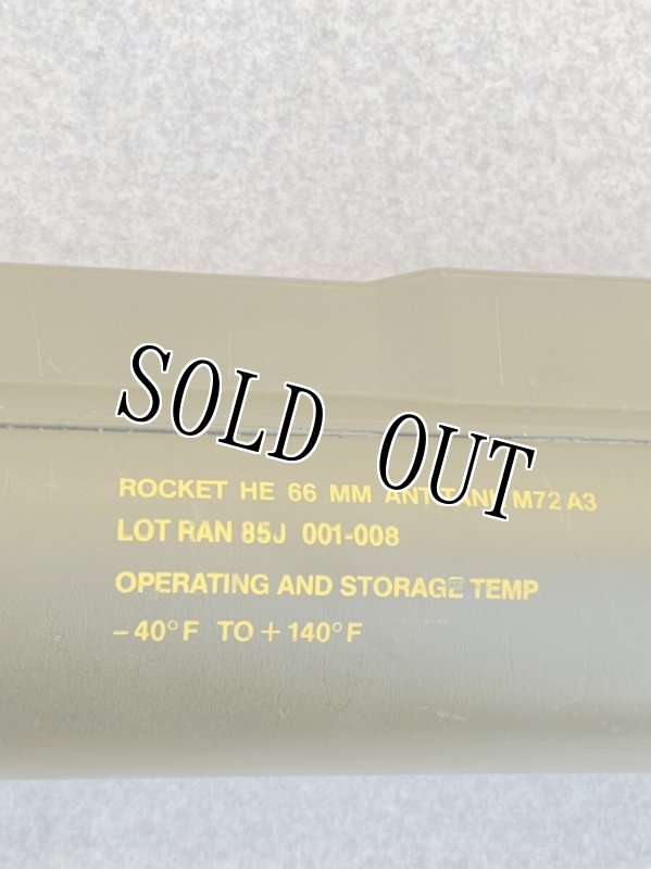 画像15: 米軍実物 M72 A3 ベトナム 戦車 ロケットランチャー  (15)