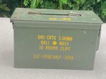 画像1: 米軍実物 アーモボックス 840 CRTG 5.56MM　弾薬ケース　 (1)