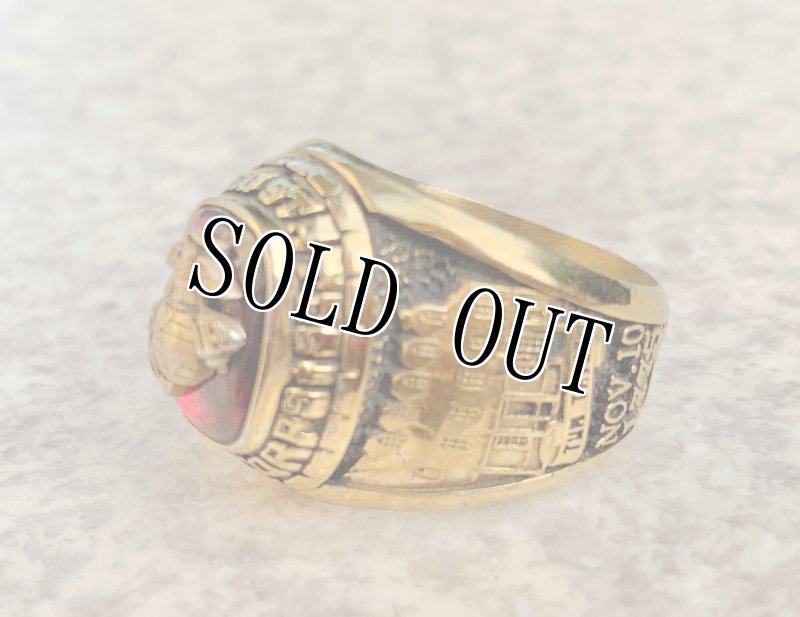 画像2: 米海兵隊放出品 US MARINE ミリタリー リング 20号 (2)