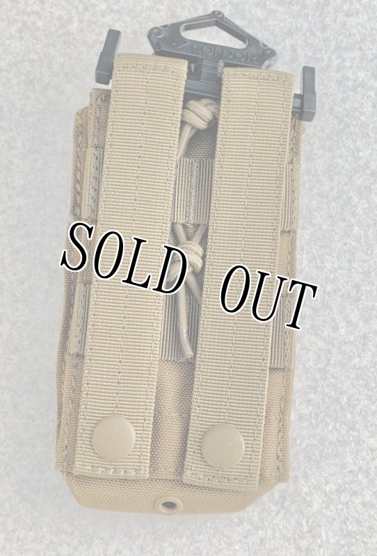 画像2: 米軍放出品 CONDOR シングル マガジンポーチ コヨーテ (2)