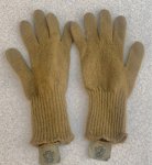 画像2: 米軍実物 GLOVE INSERT CW LIGHTWEIGHT　軍手　コヨーテ　M (2)