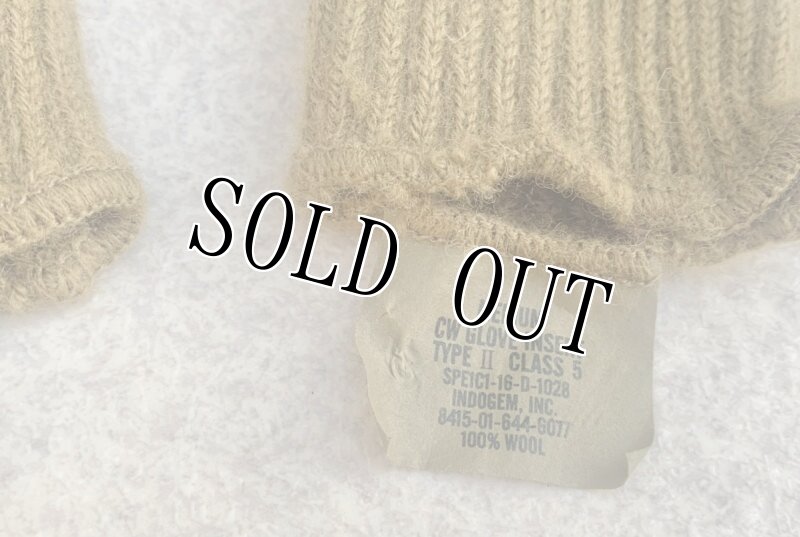 画像5: 米軍実物 GLOVE INSERT CW LIGHTWEIGHT 軍手 コヨーテ M (5)